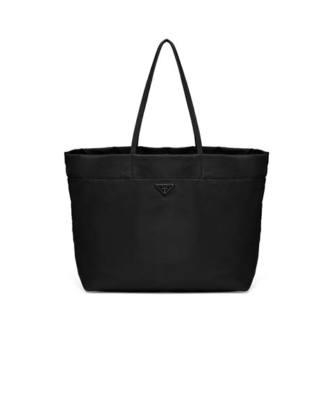 prada tessuto saffiano nylon tote shopping shoulder bag|Women's Totes .